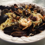 Bella's Linguine with Seafood - GailMencini.com